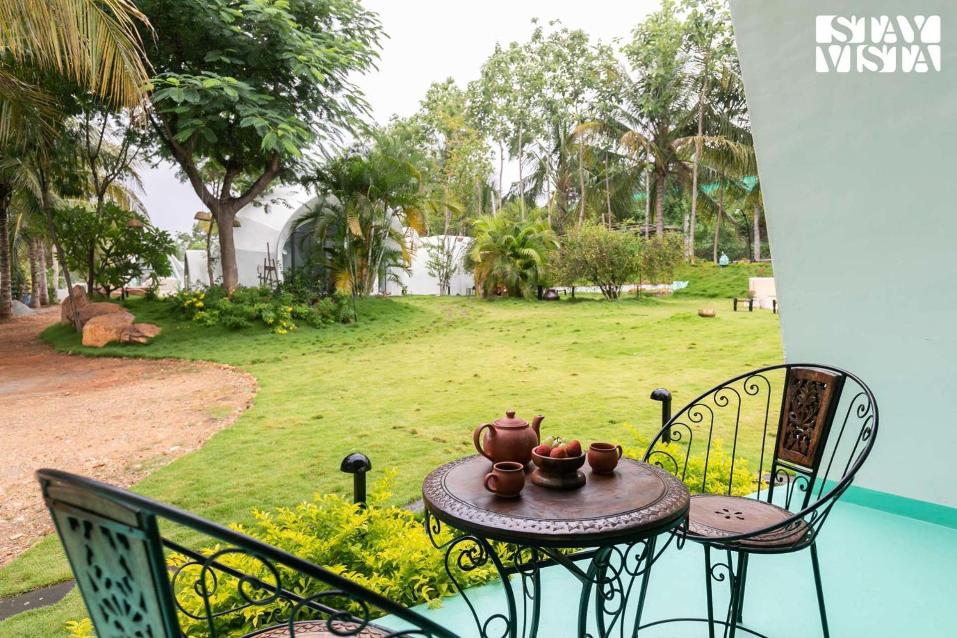 Stayvista At Shwaas Mysore With Private Pool 外观 照片